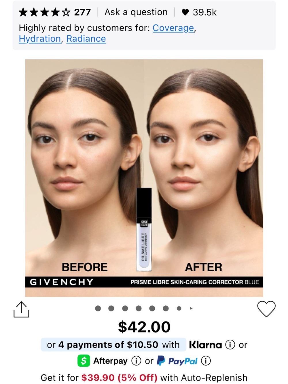 Givenchy Prisme Libre Skin-Caring Corrector - Blue; unused w/ original packaging - Picture 4 of 5